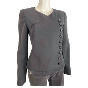 Chanel 00T, 2000 Transition Collection ‘GABRIELLE’ Buttons Black Jacket FR 38 US 4