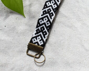 Black and White 2 Key Fob