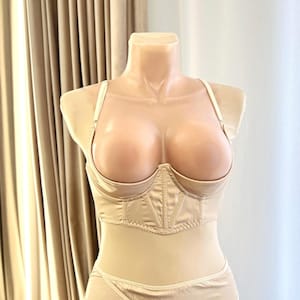 Open cupless bra plus size, Open cupless bra for large bust shelf bra open with support, corset bra, quarter cup bra with extra support