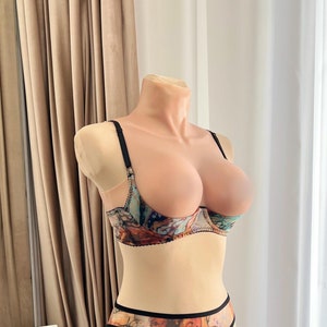 Shelf Bra Open for big breast, Quarter cup bra 1/4 for large bust, Open cupless bra support, Bra with support,Half cup bra, Open shelf bra