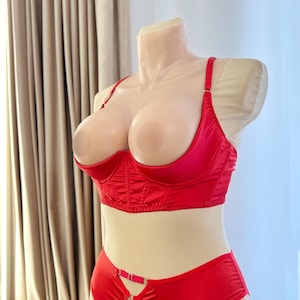 Open cupless bra plus size, Open cupless bra for large bust shelf bra open with support, corset bra, quarter cup bra with extra support
