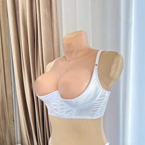 Open cupless corset bra Half cup shelf bra 1/4 cup, Open cupless bra for large bust shelf bra open with support, Corset bra, Shelf bra