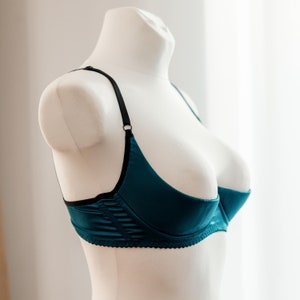 Satin cupless bra open lingeries, Shelf bra for large bust, open nipples bra quarter cup, cupless bra for big breast