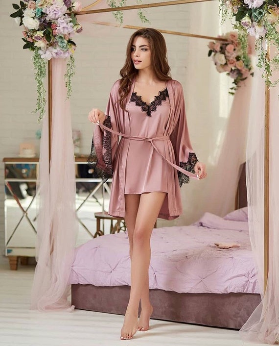 lace and silk nightwear