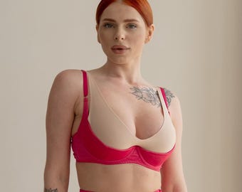 MORE COLOR: Cupless Shelf Bra, Quarter Cup Lingerie Push Up, Naughty Lingerie See Through