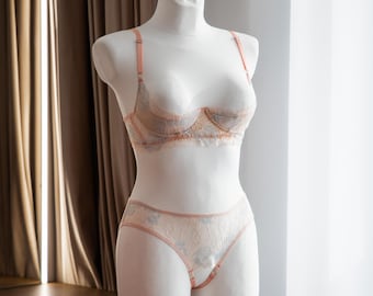 Spitze Öffnen Sie Cupless-Dessous Regal-BH Viertelschalen-BH, Offener Cupless-BH-Stütze, Dessous durchsichtig, Offene Höschenunterwäsche