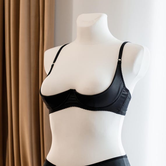 Open Crotched Lingerie Uncencered Open Shelf Bra Cupless Lingerie Quarter Cupless Bra for Big Breast Etsy UK