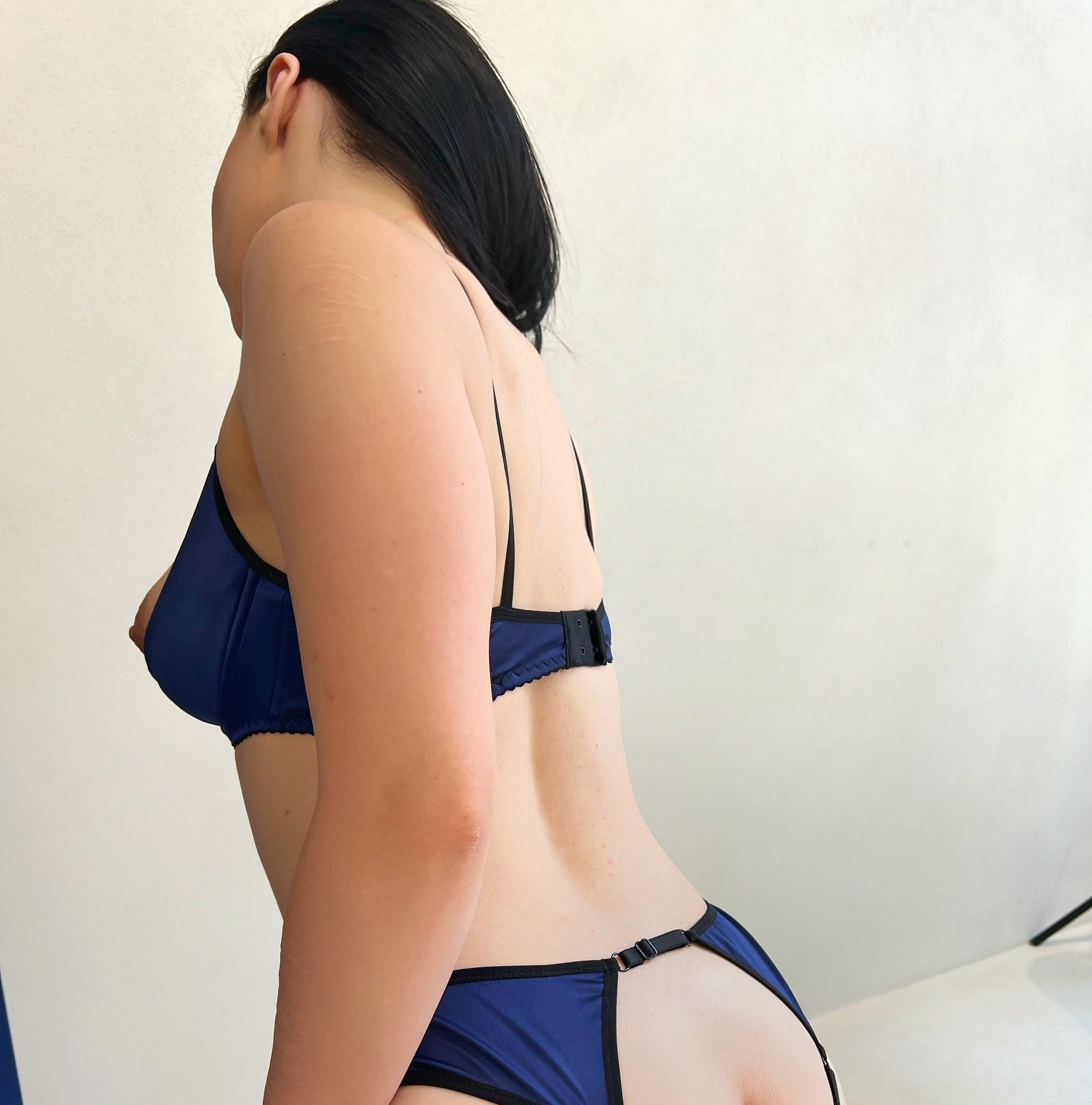 Custom Shelf Open Bra Cupless Bra With Support Quarter Open Etsy