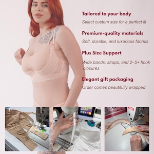 Satijnen open cuploze korset-bh: lingerie met kwartcups, verstelbare pasvorm afbeelding 7