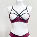 Shelf bra for large bust Satin quarter cup bra , Open cupless bra, 1/4 Cupless bra Plus size bra with support, Half cup bra No Cup Bra