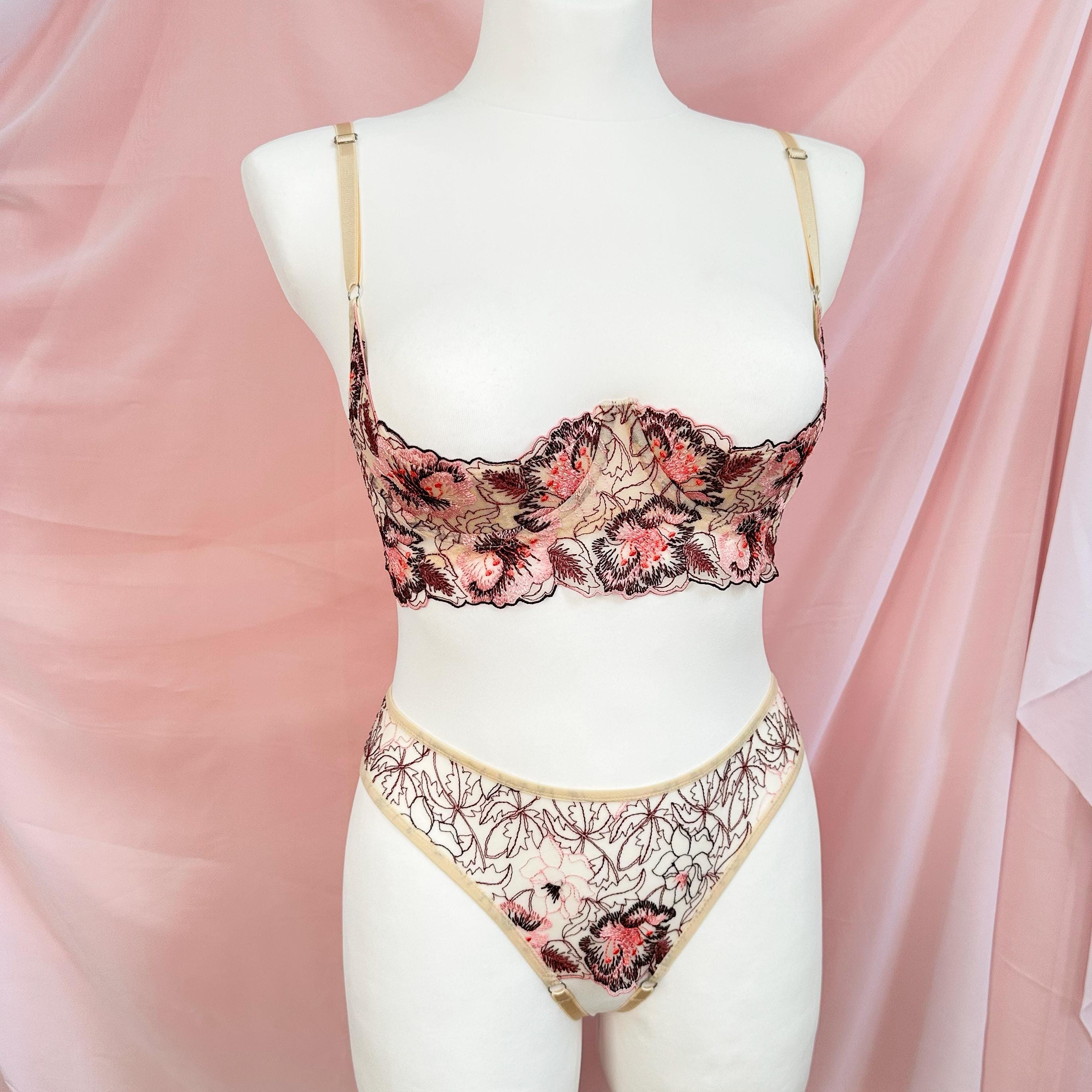 Open cup bra cupless bra support, Shelf open bra, Lingerie see through, Open lingerie set