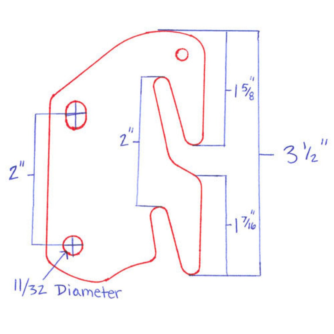 Bed Claw 10 Hook Plates for Wooden Beds Set of 4 Etsy