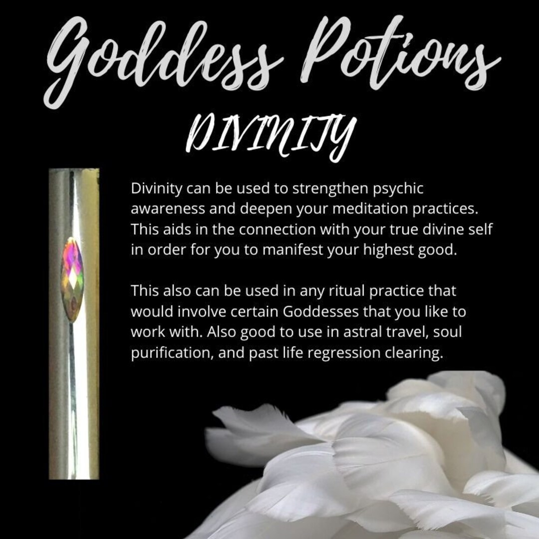 Goddess Potion divinity Etsy