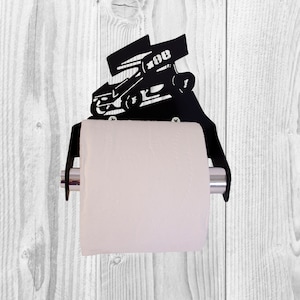 Sprint Racing Car Toilet Paper Holder Dispenser Gift