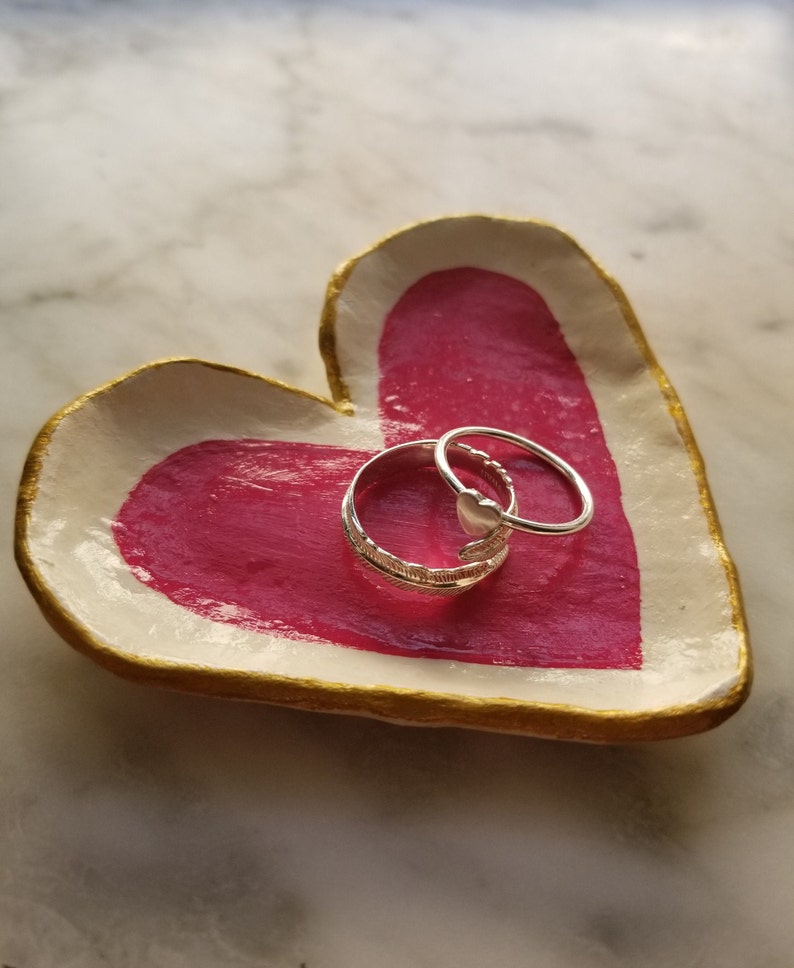 Heart shaped Jewelry Dish