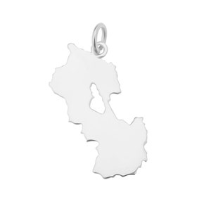 Artsakh is Armenia Necklace / Armenia Necklace / Armenia Jewelry / Sterling Silver / 14k Solid Gold Necklace / Armenian Pendant / Artsakh