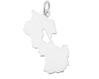 Artsakh is Armenia Necklace / Armenia Necklace / Armenia Jewelry / Sterling Silver / 14k Solid Gold Necklace / Armenian Pendant / Artsakh