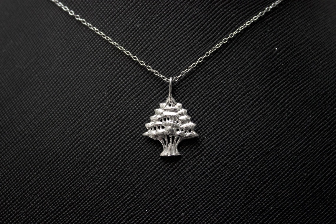 Lebanese Cedar Tree Necklace Lebanon Jewelry Cedar Tree of Etsy