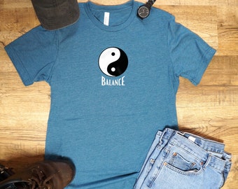 Yin Yang Minimalist Tee, Balance