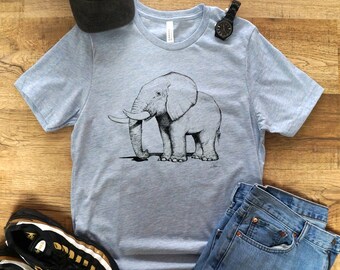 Original Art T-Shirt, Elephant