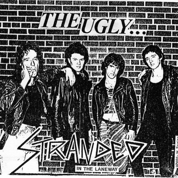 THE UGLY // Stranded in the Laneway (of Love)/To Have Fun 7" // Green Cassette DIY Reissue