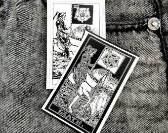 KILLSTAR Mistero Death Scheletro Tarocchi Carte Goth Punk Top - Foto 7