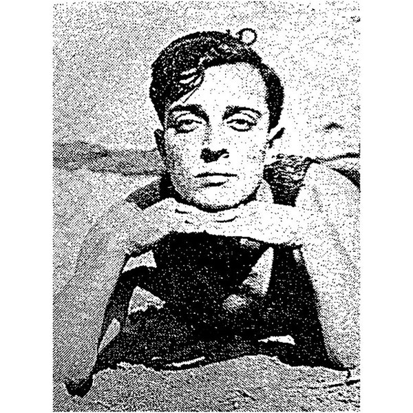 BEACHY BUSTER KEATON // Classic Silent Movie Star Canvas Patch // Sew on Jackets, Bags // Cinema Photo Still Reproduction Art // Mount Frame