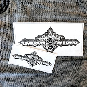 Erbjudande! Ange ditt pris Gorgon Video Canvas Patch: Påsydd punkjacka och väska-tillbehör