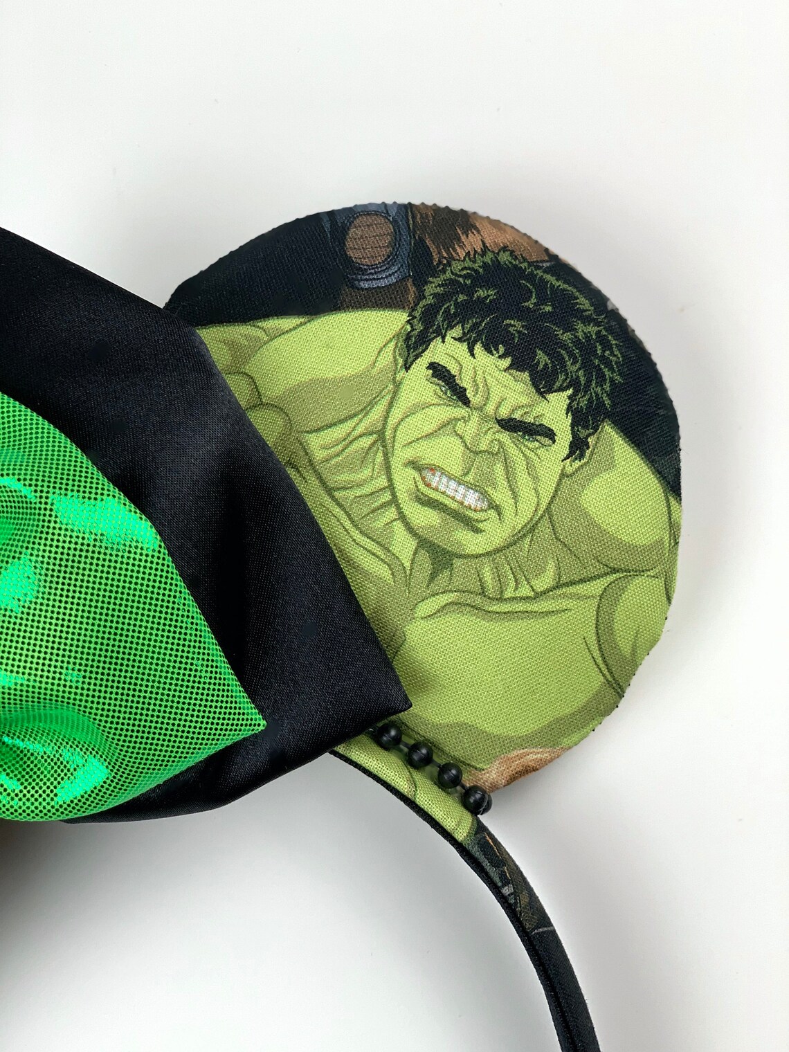 Marvel Ears Hulk Avengers Dual Satin Bow MCU Marvel | Etsy