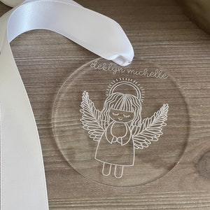 Acrylic Angel Charm