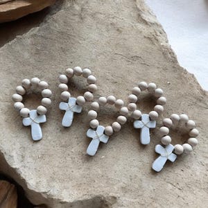 Style 2 / Rosary Favors / Baptism / Communion / Pocket Rosaries / 1 Item / Minimum of 5 Rosaries to Purchase / Read item Description!