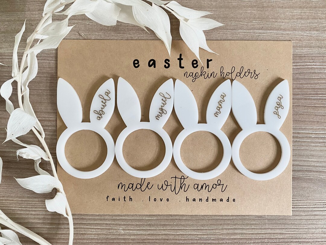 Easter Napkin Ring Holder/individually Sold Etsy