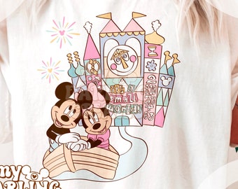 PNG Magical Pastel Small World Mouse PNG for tshirt sublimation dtf