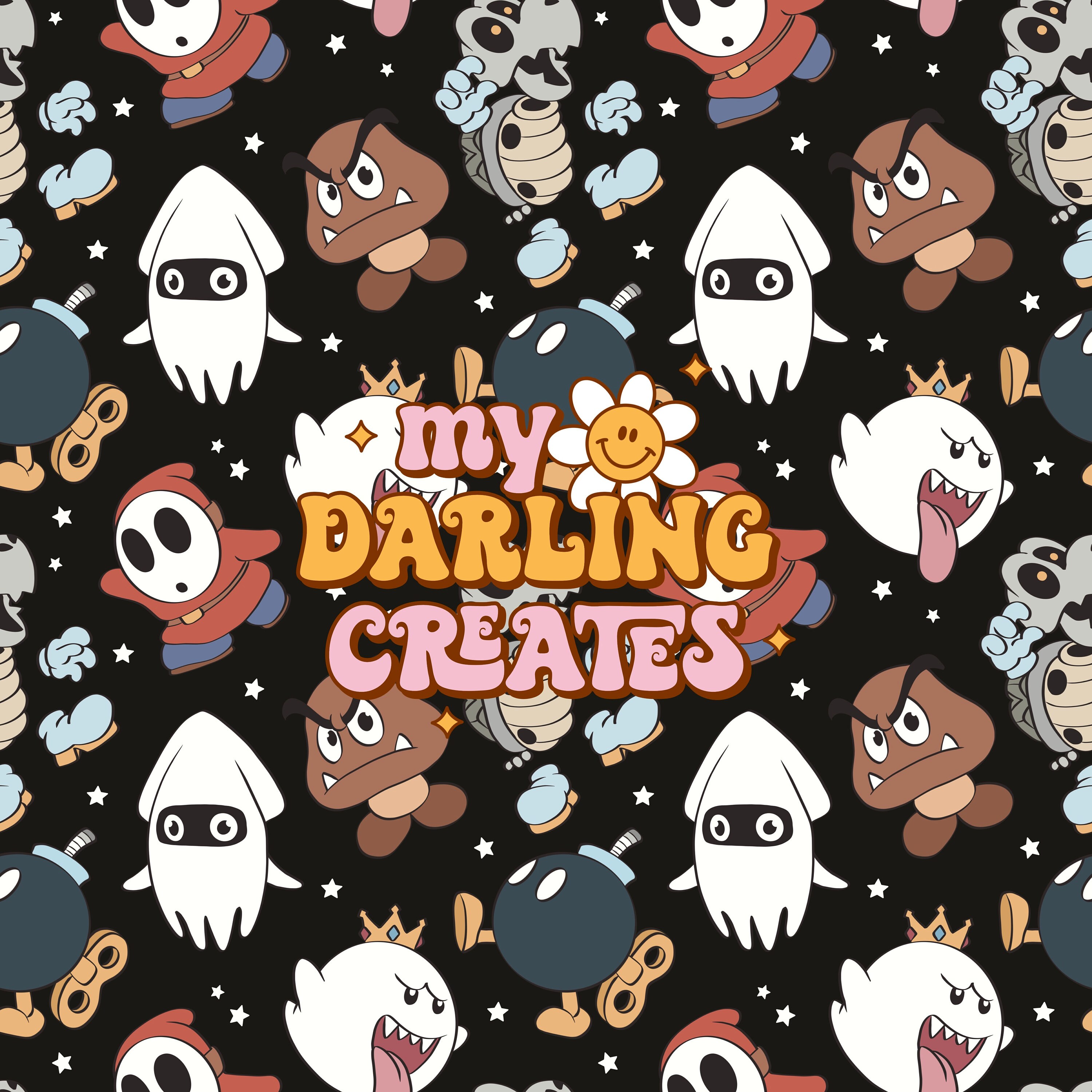 Super Bad Guys Seamless Files for Boys | Repeating Pattern - Etsy