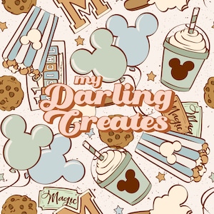 Mouse Park Snack for Boys Magical Spring and Summer Repeating Pattern for Fabric Sublimation | Seamless File