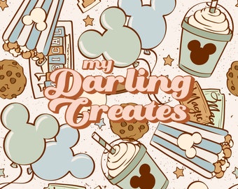 Mouse Park Snack for Boys Magical Spring and Summer Repeating Pattern for Fabric Sublimation | Seamless File