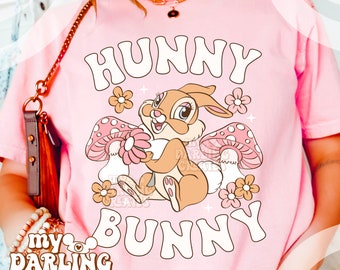 PNG Hunny Bunny Magical Easter Spring Rabbit PNG for tshirt sublimation dtf