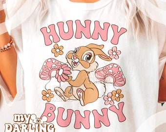 PNG Hunny Bunny Magical Easter Spring Rabbit PNG for tshirt sublimation dtf