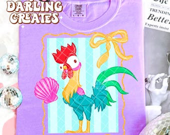 Design PNG Magical Retro Pastel Summer Coquette Friends / Theme Park Tshirt Design (Download digitale)