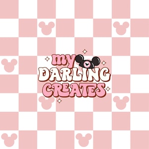 Subtle Pink Mouse Check Seamless File for Fabric Sublimation | Repeating Pattern