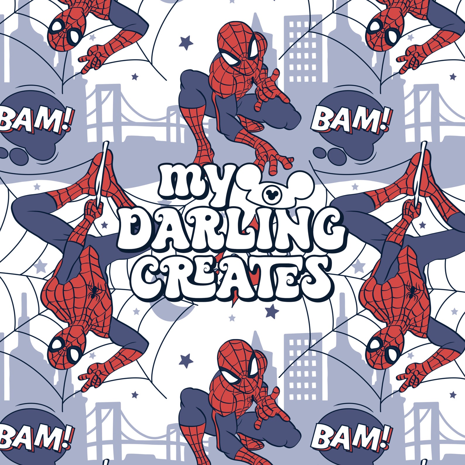 Spider Mann Boys Comic Repeating Pattern for Fabric Sublimation ...