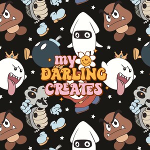 Super Bad Guys Seamless Files for Boys | Repeating Pattern