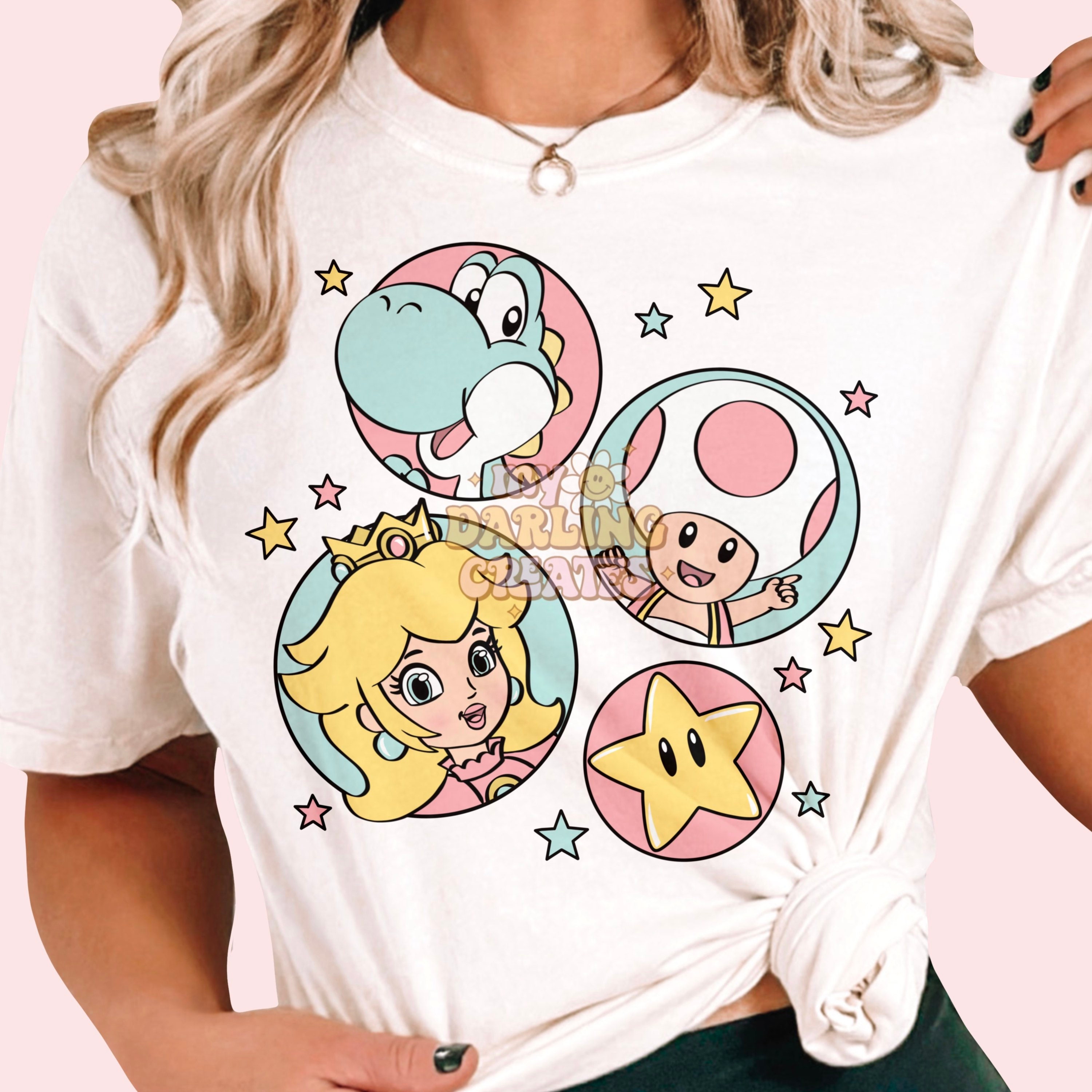 princess peach crown shirt