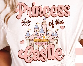 Princess of the Castle Magical Mouse PNG for tshirt Sublimation