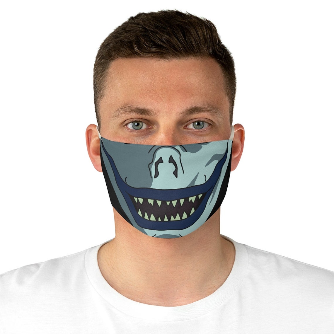 Halloween Face Mask Cartoon Face Mask for Kids Reusable Etsy
