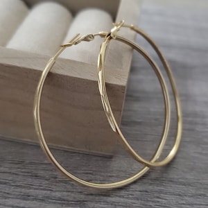 Hoop Earrings | Gold Hoop Earrings | Silver Hoop Earrings | Silver Earrings