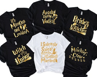 I Solemnly Swear I'm getting married, Mischief Crew Shirt, Bachelorette Party Tank Tops, Wizard Theme, Maid of Mischief, Witch of Honor Tank