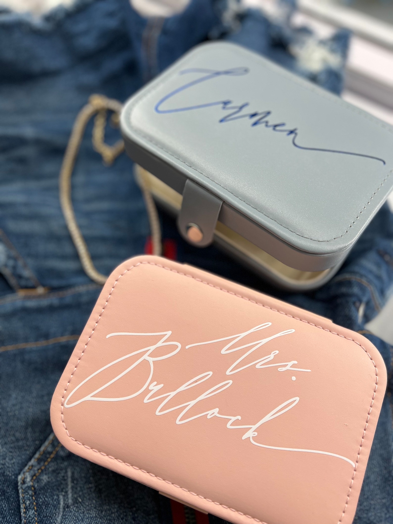 Personalized Travel Jewelry Box Bridesmaid Gift Bridesmaid Etsy