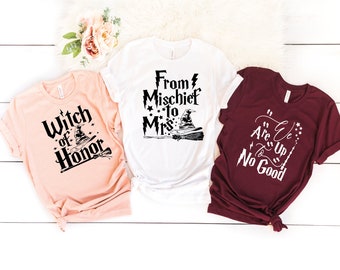 Bachelorette Party Shirts, Witch of Honor, I found A keeper, Mischief Crew Shirts, Bride's Army, She's a Catch, Bride's Witches shirt 0426