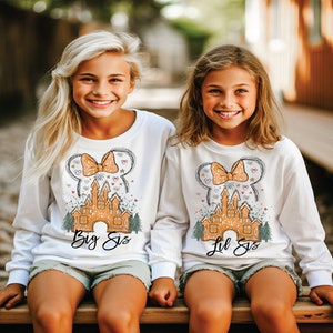 Disney Castle Gingerbread Minnie Mouse Castle Sweatshirt, Disney Sweatshirt, Disney Christmas Sweatshirt, Kids Sweatshirt 639